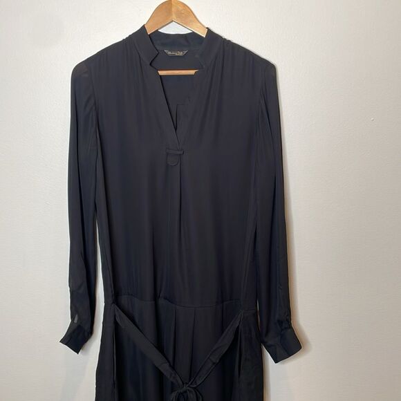 Massimo Dutti Silk Long Sleeve Dress US 8 - Picture 2 of 8
